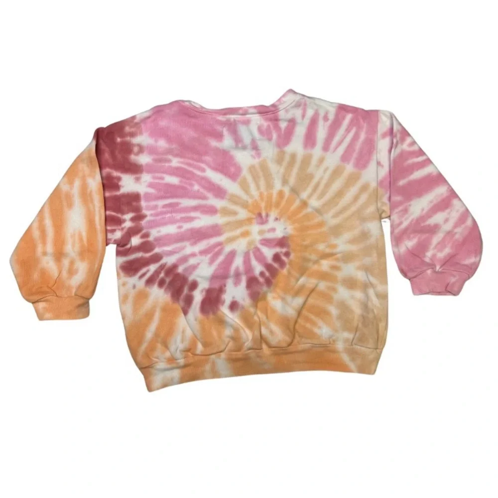 Old Navy Girl's Tie Dye Pink Multicolor‎ Sweatshirt Size 4T